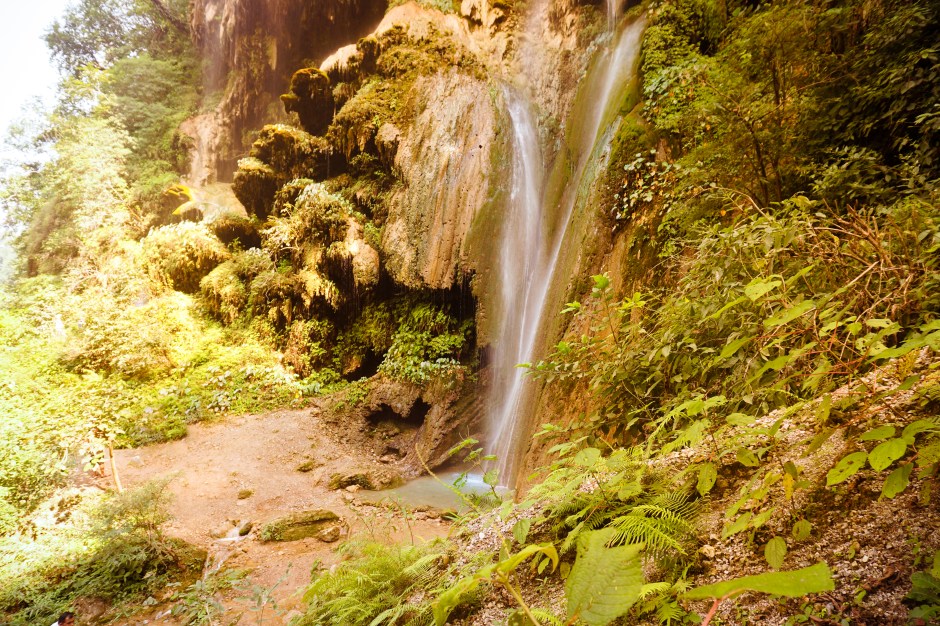 ​I set out to find this waterfall during my independent travel in Rishikesh, India. Following a winding, one-way road back into the mountains, I finally came upon a small turn-off that lead back into the forest and eventually to the falls. All in all, the afternoon amounted to be a 10km excursion, which was rewarded by a dip in this glacial melt waterfall. None of the locals I asked knew the name of the fall, but they were quick to offer me a ride back to town on their motorbike. Rishikesh, India. ​